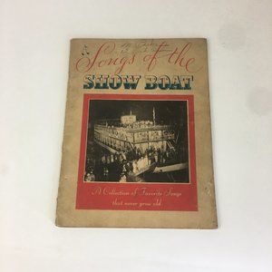 Vtg 1930s Songs of the Showboat Sheet Music Book